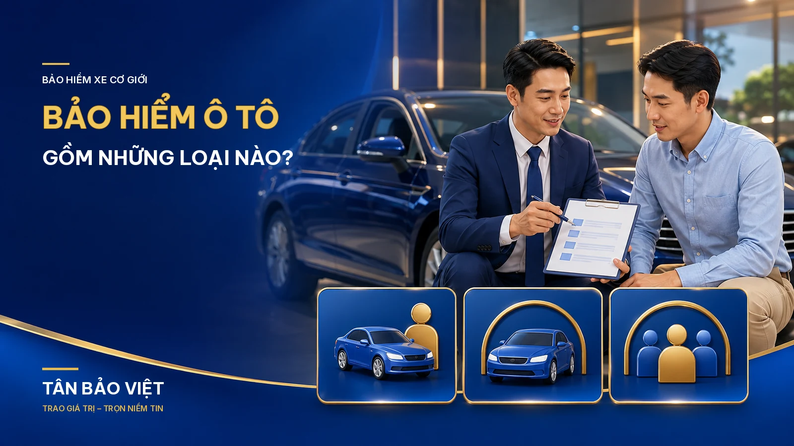 Chuyên viên giải thích ba lớp bảo vệ bảo hiểm ô tô cho chủ xe