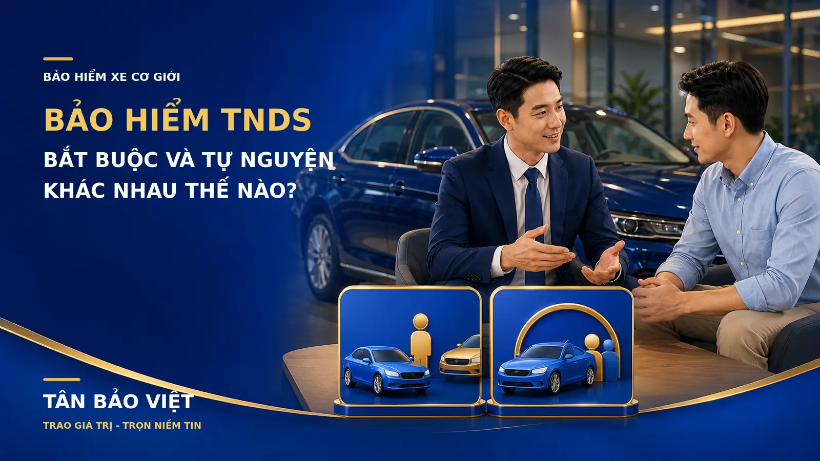 Chuyên viên giải thích sự khác nhau giữa bảo hiểm TNDS bắt buộc và các lớp bảo hiểm ô tô tự nguyện