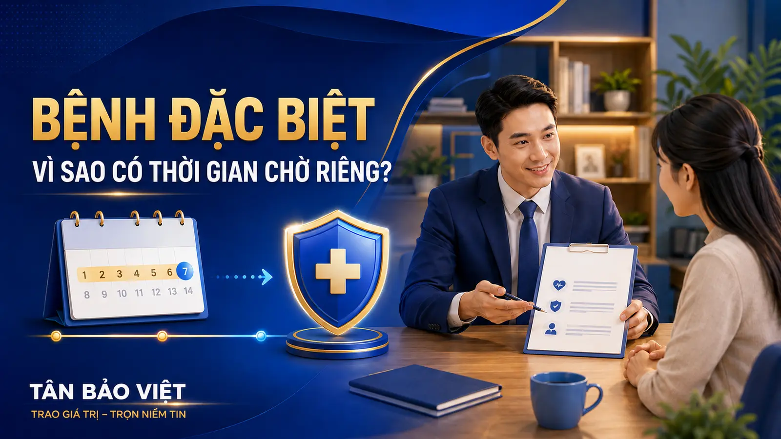 Chuyên viên giải thích thời gian chờ riêng của bệnh đặc biệt trong bảo hiểm sức khỏe