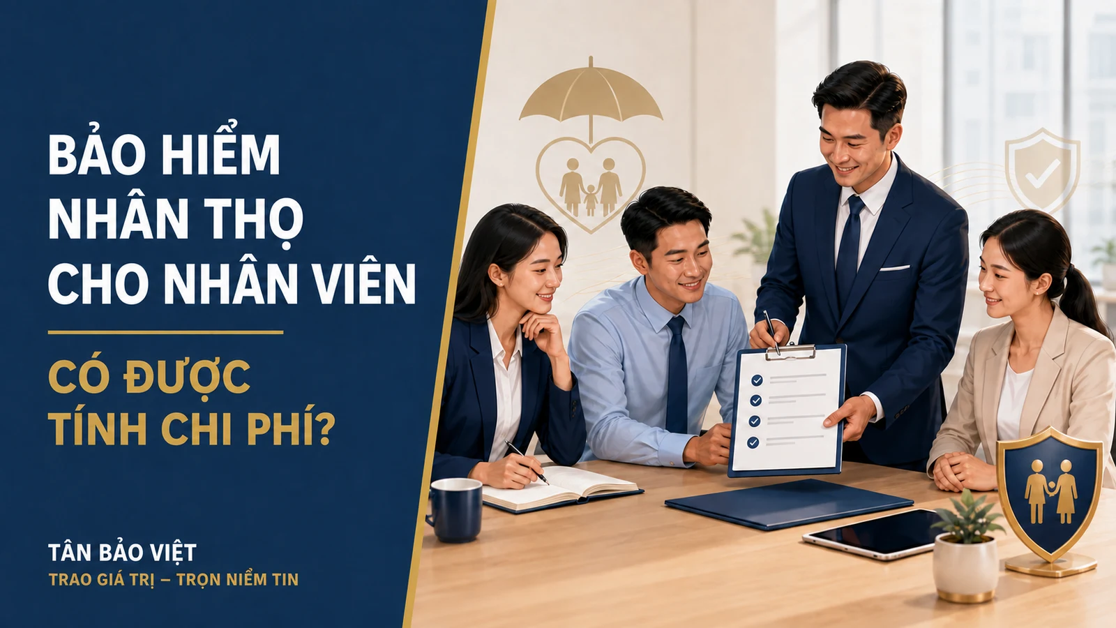 Doanh nghiệp xây dựng phúc lợi bảo hiểm nhân thọ cho nhân viên và kiểm tra điều kiện chi phí